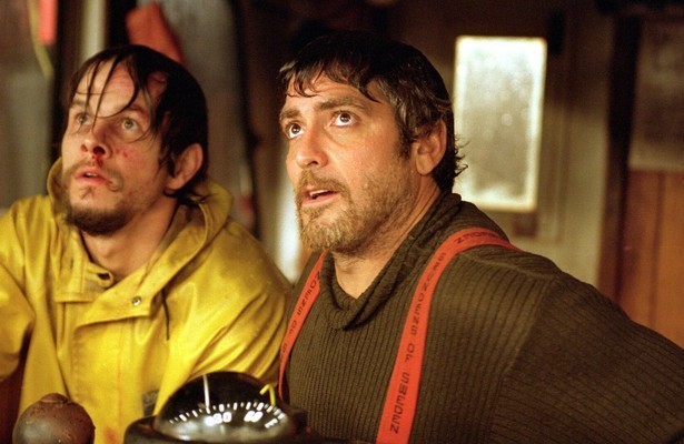 George Clooney en Mark Wahlberg in The Perfect Storm