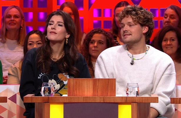 Tina de Bruin en Soy Kroon in Praat Nederlands met Me