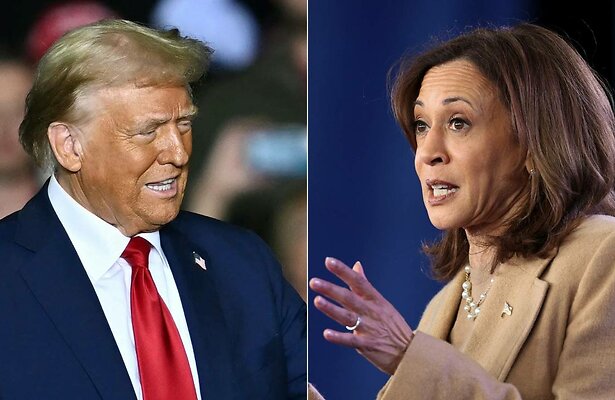 Donald Trump en Kamala Harris