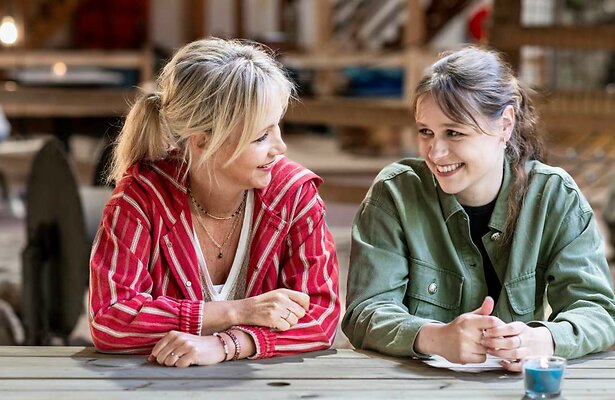 Boerin Bernice en Yvon Jaspers in Boer Zoekt Vrouw Europa