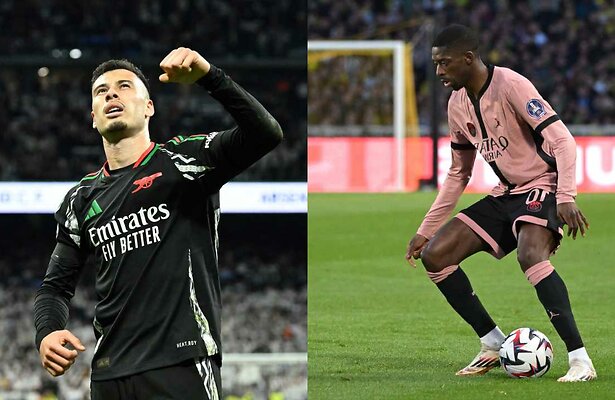 Gabriel Martinelli (Arsenal) Ousmane Dembele (PSG)