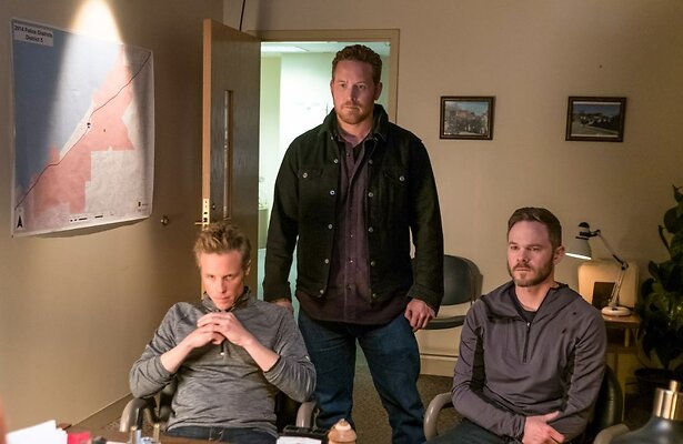 Ashton Holmes, Cole Hauser en Shawn Ashmore in Brothers for Life