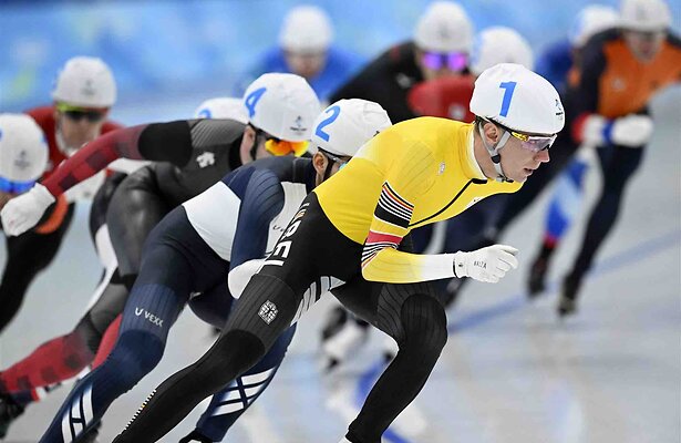 Massastart Irene Schouten