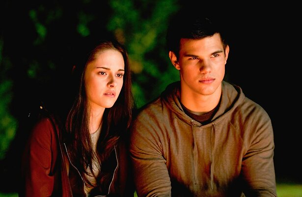 Kristen Stewart en Taylor Lautner in The Twilight Saga: Eclipse
