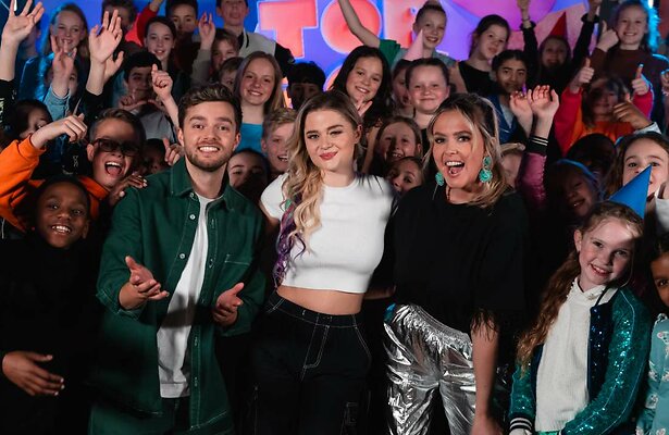 Buddy Vedder, Stefania en Monique Smit voor Zapp Kids Top 20