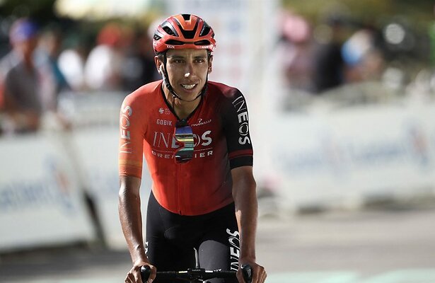 Egan Bernal tijdens Tour de France 2024