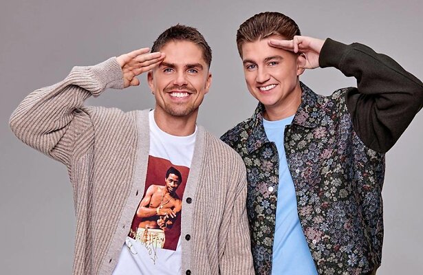 André Hazes en Mart Hoogkamer