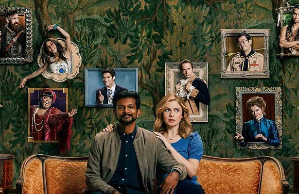 Rose McIver en Utkarsh Ambudkar in Ghosts