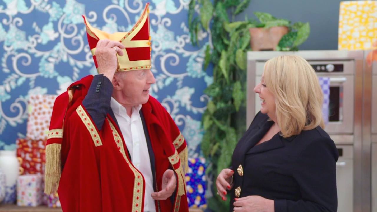 De bakkers van Heel Holland Bakt vieren alvast Sinterklaas