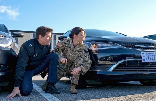Tom Cruise en Cobie Smulders in Jack Reacher: Never Go Back