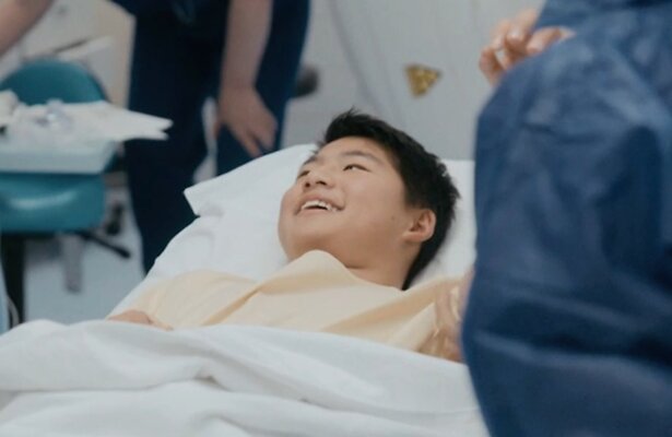 Xiao Lee in Het Kinderziekenhuis