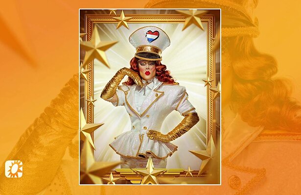 Eerste foto van dragqueen Make Up Your Mind.