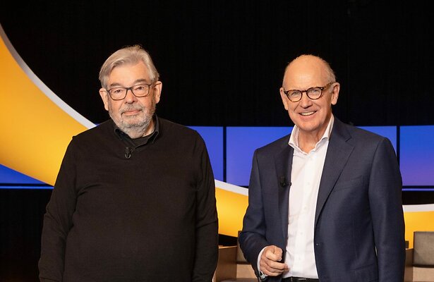 Maarten van Rossem en Philip Freriks