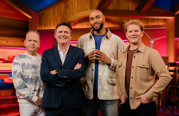 Marc-Marie Huijbregts, Erik van Looy, Edson da Graça en Gijs Rademaker zien we in Ons Kent Ons.