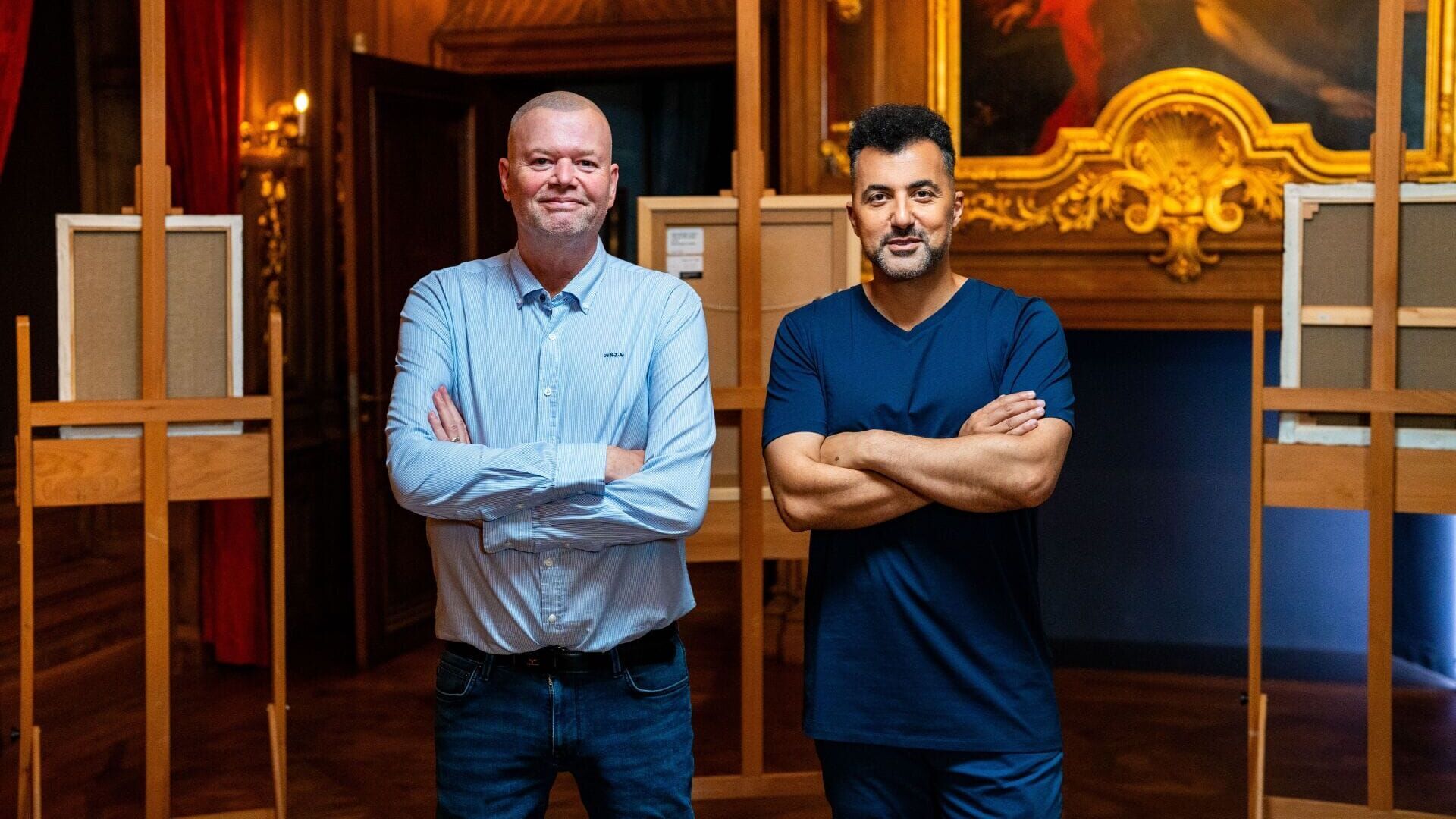 Raymond van Barneveld laat zich interviewen in Sterren op het Doek