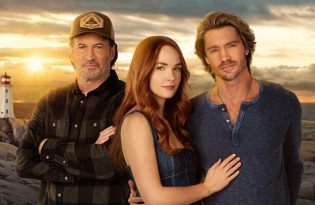 Scott Patterson, Morgan Kohan en Chad Michael Murray voor Sullivan's Crossing