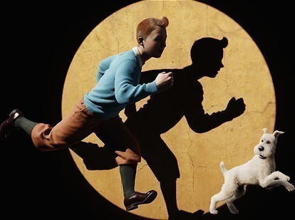 Kuifje op z'n Spielbergs