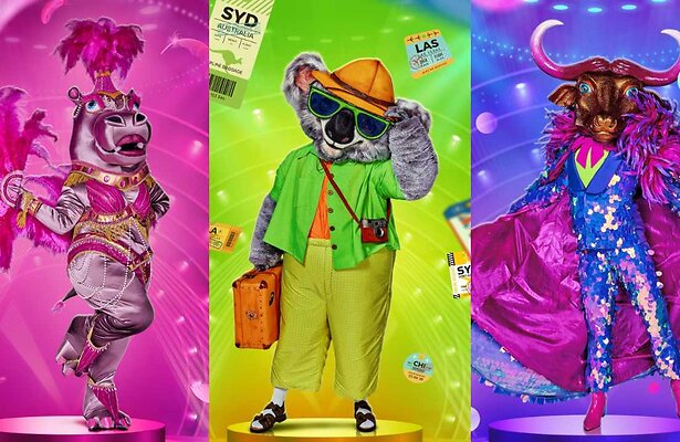 Het Nijlpaard, de Koala en de Buffel in The Masked Singer 2023