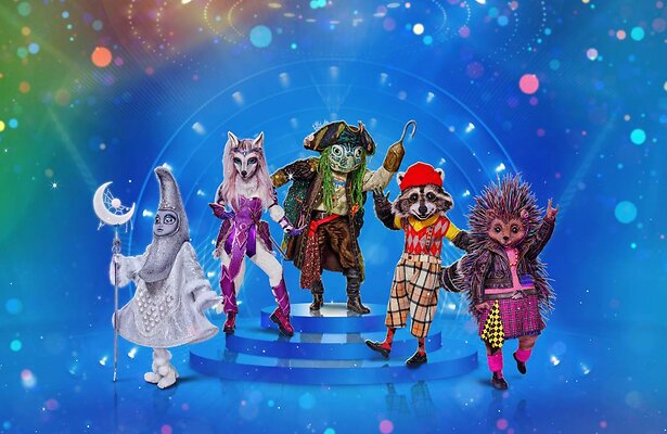 Maan, Wolf, Schildpad, Wasbeer, Egel in The Masked Singer 2024