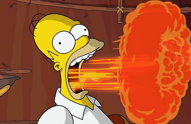 Homer in The Simpsons Movie