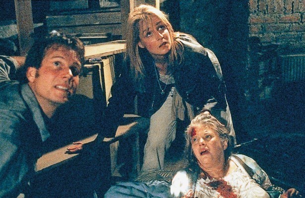 Bill Paxton, Helen Hunt en Lois Smith in Twister