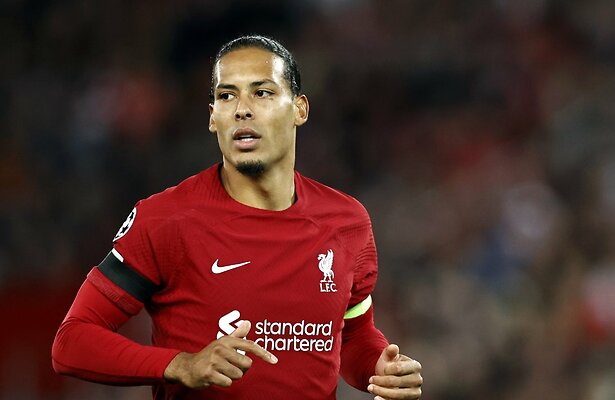 Virgil van Dijk voor Liverpool in de Premier League