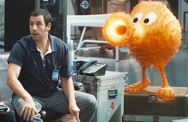 Adam Sandler redt al gamend de wereld