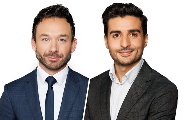 Albert Bos en Youssef Abjij 