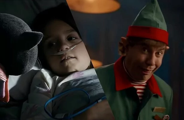 Kerstreclame HEMA en Albert Heijn