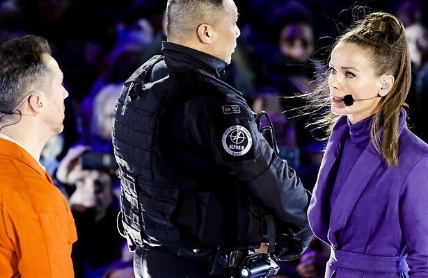 Angela Schijf en William Spaaij in The Passion