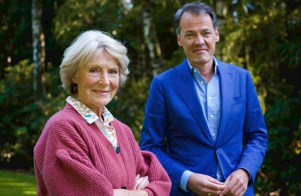 Prinses Irene met Tijs van den Brink voor Adieu God?