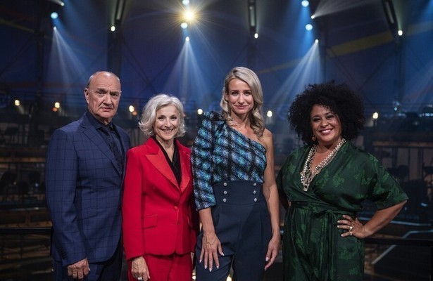 Henk Poort, Rosemary Joshua, Dionne Stax en Tania Kross