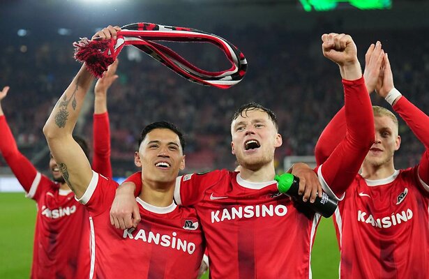 Spelers van AZ Alkmaar