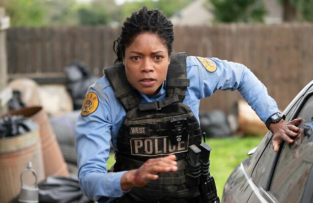 Naomie Harris in Black and Blue