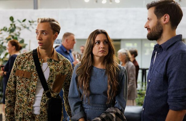 Nils Verkooijen (l), Eva Crutzen (m), Steef de Bot (r)