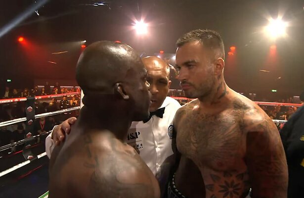 Melvin Manhoef en Dave Roelvink