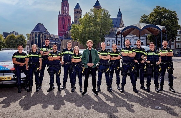 Ewout Genemans en agenten Bureau Maastricht