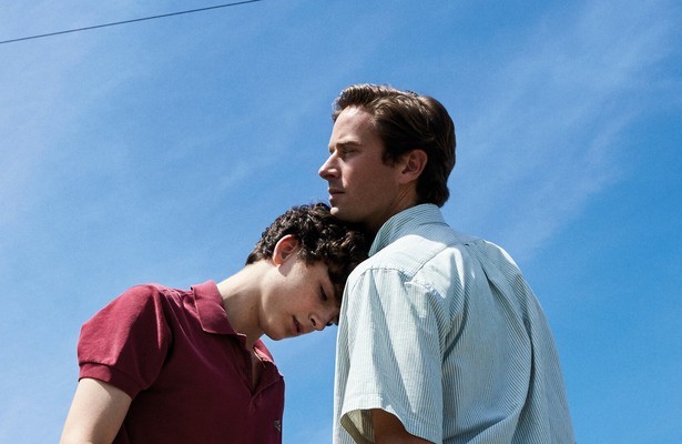 Timothée Chalamet en Armie Hammer in Call Me by Your Name