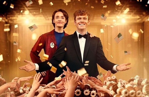 Maria Rossing en Morten Hee Andersen in Carmen Curlers