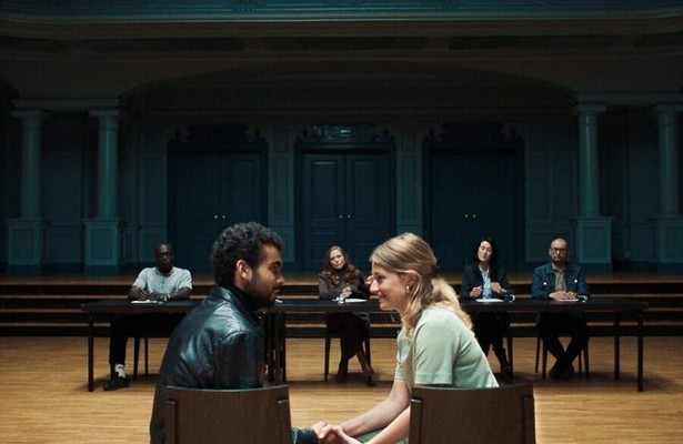 Ahmed Bouyaghroumni en Ella-June Henrard in Casting Call