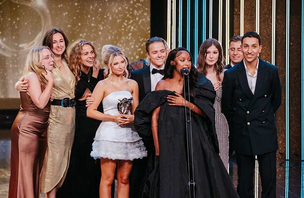 De cast van H3L op Gouden Televizier-Ring Gala 2024