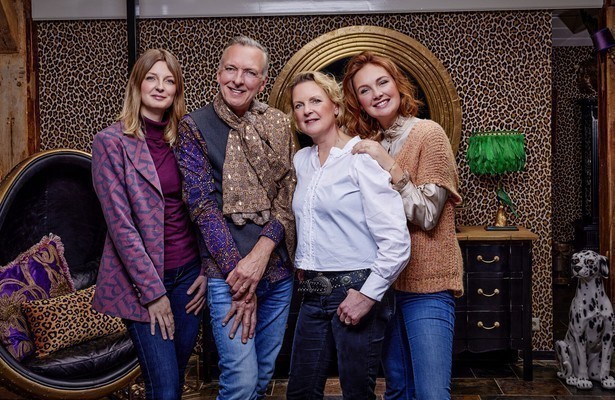 Montana, Martien, Erica en Maxime voor Chateau Meiland