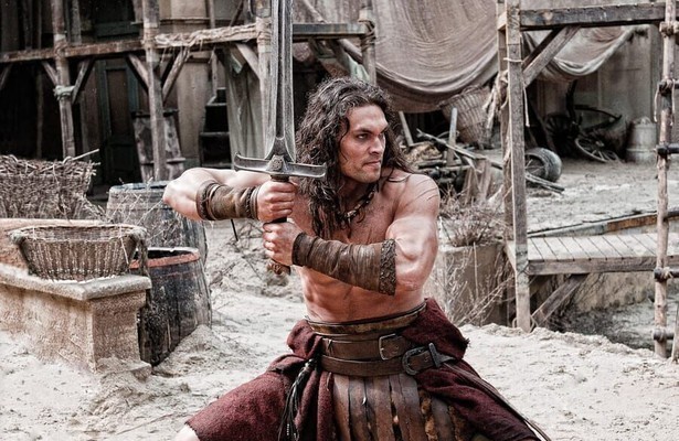 Jason Momoa in Conan the Barbarian