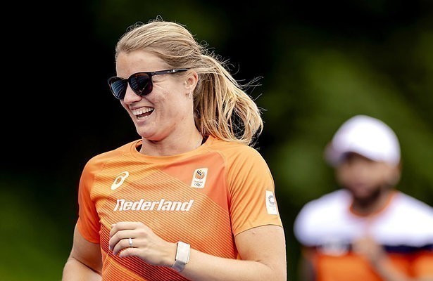 Dafnes eerste 200 meter in Tokio