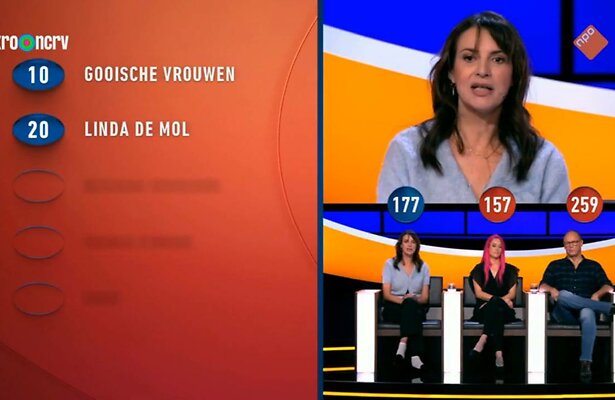 Irene van der Laar in De Slimste Mens.