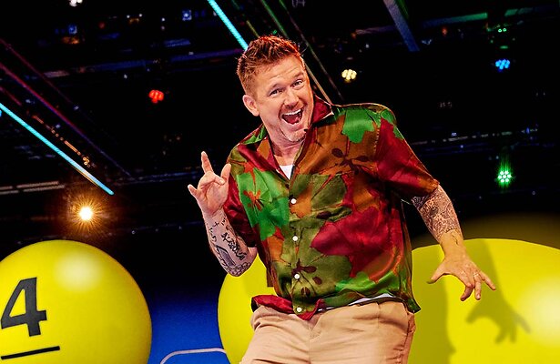 Johnny de Mol voor De Kwis met Ballen