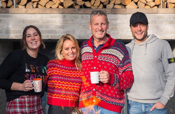 Marie, Ellen, Gert en Viktor Verhulst