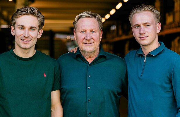 Oos Kesbeke en zijn zoons 