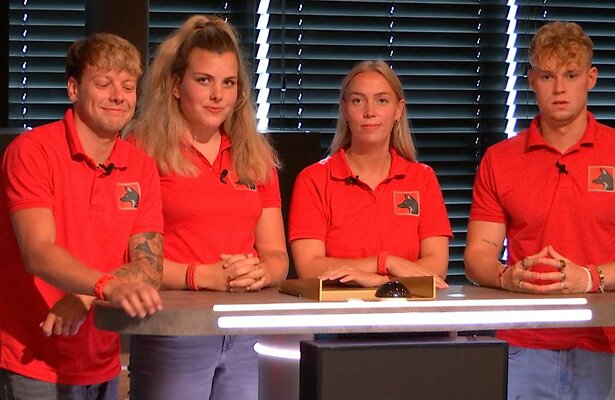 De Vossen met Geert, Roma, Demi en Floris in De Bondgenoten