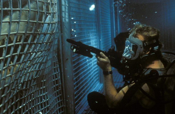 Scène uit Deep Blue Sea